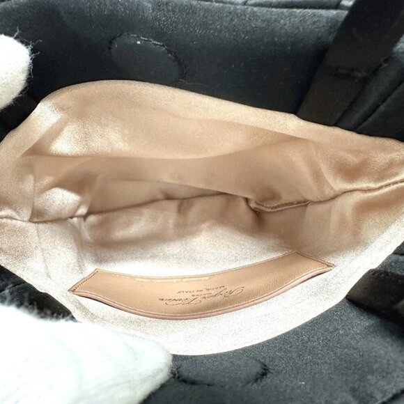 ROGER VIVIER RBWANVK0000RS0B999 Draped Pocket Bouquet Strass Micro 2WAY Hand Bag - Picture 4 of 12